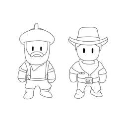 Coloriage Stumble Guys (Jeux Vidéos) #215611 à imprimer et colorier