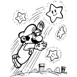 Dessin à colorier: Super Mario Bros (Jeux Vidéos) #153594 - Coloriages à Imprimer Gratuits