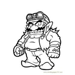 Dessin à colorier: Super Mario Bros (Jeux Vidéos) #153599 - Coloriages à Imprimer Gratuits