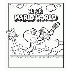 Dessin à colorier: Super Mario Bros (Jeux Vidéos) #153608 - Coloriages à Imprimer Gratuits