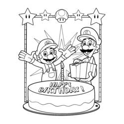 Dessin à colorier: Super Mario Bros (Jeux Vidéos) #153620 - Coloriages à Imprimer Gratuits