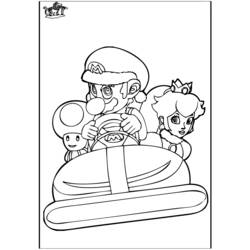 Dessin à colorier: Super Mario Bros (Jeux Vidéos) #153639 - Coloriages à Imprimer Gratuits