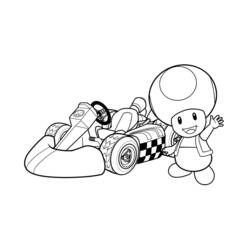 Dessin à colorier: Super Mario Bros (Jeux Vidéos) #153645 - Coloriages à Imprimer Gratuits