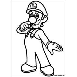Dessin à colorier: Super Mario Bros (Jeux Vidéos) #153647 - Coloriages à Imprimer Gratuits