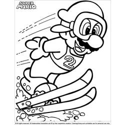 Dessin à colorier: Super Mario Bros (Jeux Vidéos) #153681 - Coloriages à Imprimer Gratuits