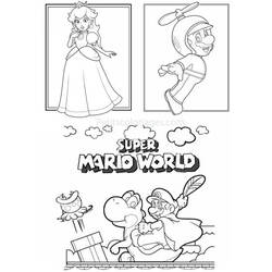 Dessin à colorier: Super Mario Bros (Jeux Vidéos) #153686 - Coloriages à Imprimer Gratuits