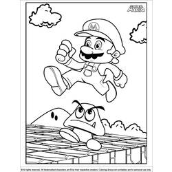 Dessin à colorier: Super Mario Bros (Jeux Vidéos) #153691 - Coloriages à Imprimer Gratuits