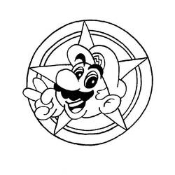 Dessin à colorier: Super Mario Bros (Jeux Vidéos) #153696 - Coloriages à Imprimer Gratuits