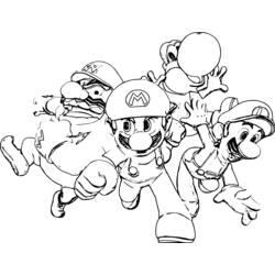 Dessin à colorier: Super Mario Bros (Jeux Vidéos) #153704 - Coloriages à Imprimer Gratuits