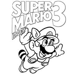 Dessin à colorier: Super Mario Bros (Jeux Vidéos) #153707 - Coloriages à Imprimer Gratuits