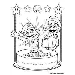 Dessin à colorier: Super Mario Bros (Jeux Vidéos) #153711 - Coloriages à Imprimer Gratuits