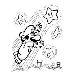 Dessin à colorier: Super Mario Bros (Jeux Vidéos) #153712 - Coloriages à Imprimer Gratuits