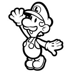 Dessin à colorier: Super Mario Bros (Jeux Vidéos) #153713 - Coloriages à Imprimer Gratuits