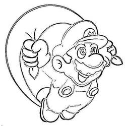 Dessin à colorier: Super Mario Bros (Jeux Vidéos) #153718 - Coloriages à Imprimer Gratuits