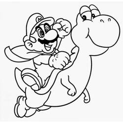 Dessin à colorier: Super Mario Bros (Jeux Vidéos) #153719 - Coloriages à imprimer