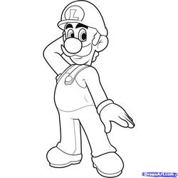 Dessin à colorier: Super Mario Bros (Jeux Vidéos) #153727 - Coloriages à Imprimer Gratuits