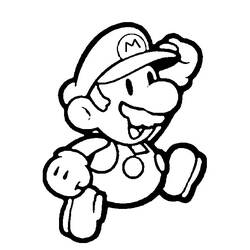 Dessin à colorier: Super Mario Bros (Jeux Vidéos) #153737 - Coloriages à Imprimer Gratuits