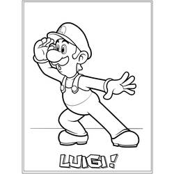 Dessin à colorier: Super Mario Bros (Jeux Vidéos) #153765 - Coloriages à Imprimer Gratuits
