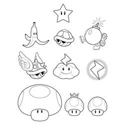 Dessin à colorier: Super Mario Bros (Jeux Vidéos) #153767 - Coloriages à Imprimer Gratuits