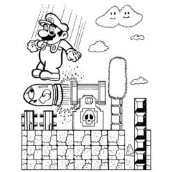 Dessin à colorier: Super Mario Bros (Jeux Vidéos) #153774 - Coloriages à Imprimer Gratuits