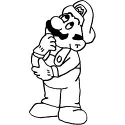 Dessin à colorier: Super Mario Bros (Jeux Vidéos) #153778 - Coloriages à Imprimer Gratuits