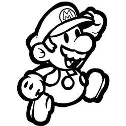 Dessin à colorier: Super Mario Bros (Jeux Vidéos) #153784 - Coloriages à Imprimer Gratuits