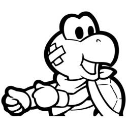 Dessin à colorier: Super Mario Bros (Jeux Vidéos) #153806 - Coloriages à Imprimer Gratuits