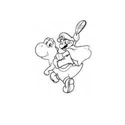 Dessin à colorier: Super Mario Bros (Jeux Vidéos) #153819 - Coloriages à Imprimer Gratuits