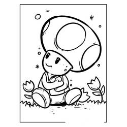 Dessin à colorier: Toad (Jeux Vidéos) #214956 - Coloriages à Imprimer Gratuits