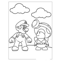 Dessin à colorier: Toad (Jeux Vidéos) #214958 - Coloriages à Imprimer Gratuits