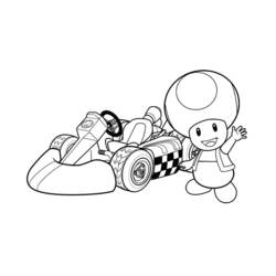Dessin à colorier: Toad (Jeux Vidéos) #214961 - Coloriages à Imprimer Gratuits