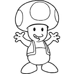 Dessin à colorier: Toad (Jeux Vidéos) #214964 - Coloriages à Imprimer Gratuits