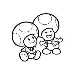 Dessin à colorier: Toad (Jeux Vidéos) #214976 - Coloriages à Imprimer Gratuits
