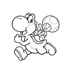 Dessin à colorier: Toad (Jeux Vidéos) #214982 - Coloriages à Imprimer Gratuits