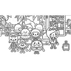 Dessin à colorier: Toca Boca (Jeux Vidéos) #185761 - Coloriages à Imprimer Gratuits