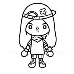 Dessin à colorier: Toca Boca (Jeux Vidéos) #185765 - Coloriages à Imprimer Gratuits