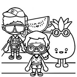 Dessin à colorier: Toca Boca (Jeux Vidéos) #185771 - Coloriages à Imprimer Gratuits