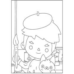 Dessin à colorier: Toca Boca (Jeux Vidéos) #220237 - Coloriages à Imprimer Gratuits