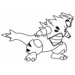 Coloriage Tyranocif (Jeux Vidéos) #181611 à imprimer et colorier