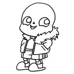 Coloriage Undertale (Jeux Vidéos) #213593 à imprimer et colorier