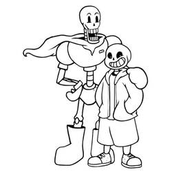 Coloriage Undertale (Jeux Vidéos) #213607 à imprimer et colorier