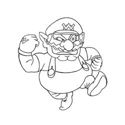 Dessins à colorier: Wario - Coloriages à Imprimer Gratuits