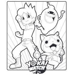 Dessin à colorier: Yo-kai Watch (Jeux Vidéos) #196886 - Coloriages à Imprimer Gratuits