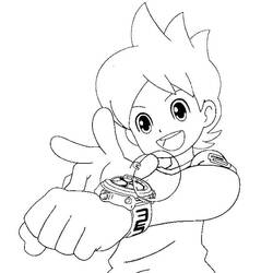 Coloriage Yo-kai Watch (Jeux Vidéos) #196887 à imprimer et colorier