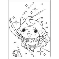 Coloriage Yo-kai Watch (Jeux Vidéos) #196889 à imprimer et colorier