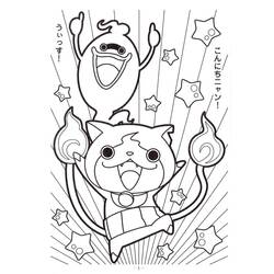 Coloriage Yo-kai Watch (Jeux Vidéos) #196898 à imprimer et colorier