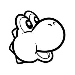 Dessin à colorier: Yoshi (Jeux Vidéos) #195190 - Coloriages à Imprimer Gratuits