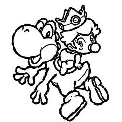 Dessin à colorier: Yoshi (Jeux Vidéos) #195203 - Coloriages à Imprimer Gratuits