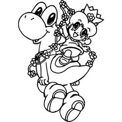 Dessin à colorier: Yoshi (Jeux Vidéos) #195204 - Coloriages à Imprimer Gratuits