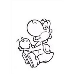 Dessin à colorier: Yoshi (Jeux Vidéos) #195209 - Coloriages à Imprimer Gratuits